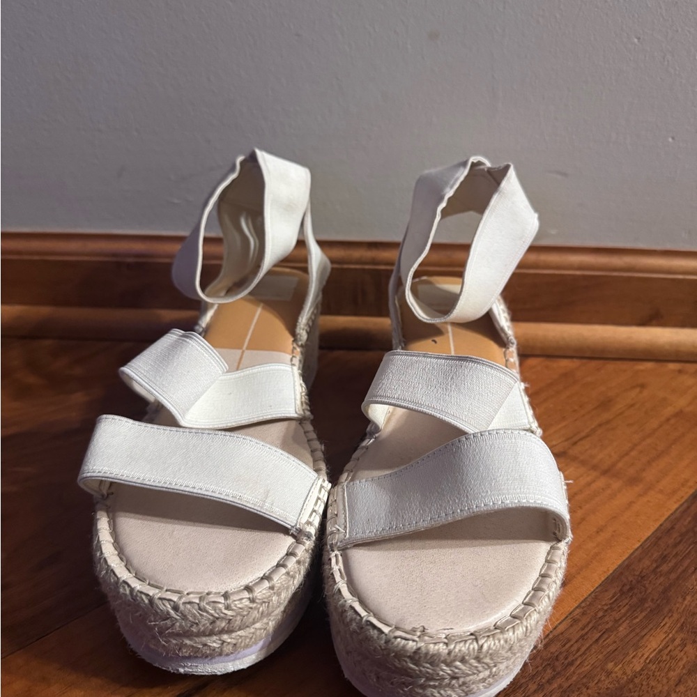Dolce Vita Cream Espadrille Sandals